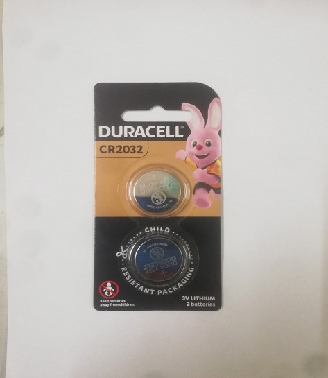 Pin duracell cr2032