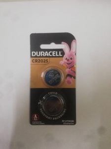 pin duracell cr2025